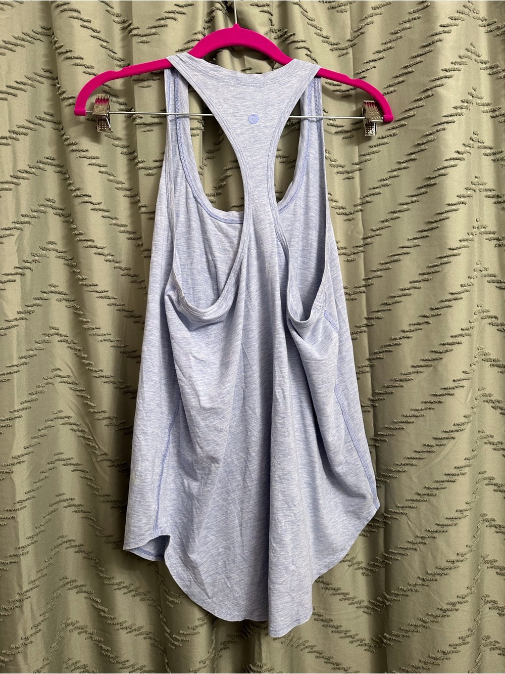 Blue lavender Lululemon tank top Shirt cami size 10 - Picture 5 of 6